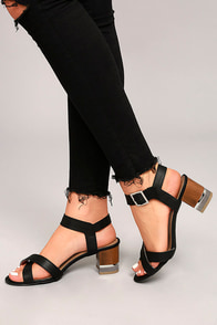 Blaire Black High Heel Sandals