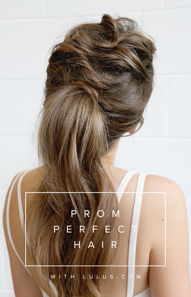 Hair How-To: Slick High Ponytail With Rhinestones - Lulus.com Fashion Blog