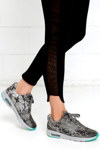 Into Outerspace Grey Python Print Sneakers at Lulus.com!