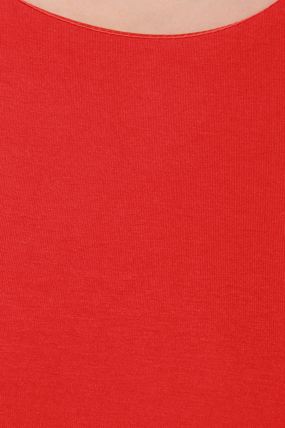 Sexy Red Dress - Bodycon Dress - Backless Dress - $48.00