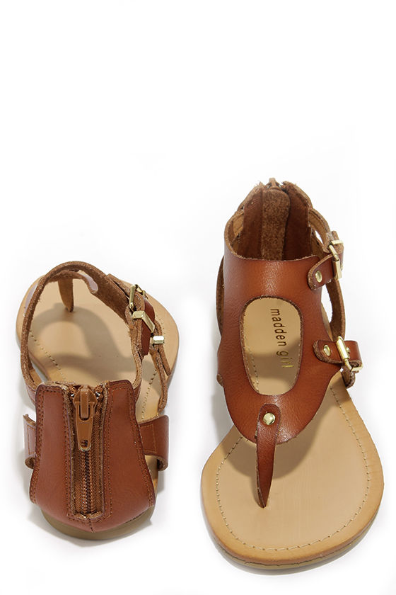 Cute Brown Sandals - Gladiator Sandals - 39.00