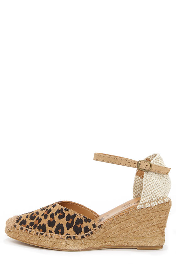 Seychelles Truth Be Told Leopard Print Espadrille Wedges at Lulus!