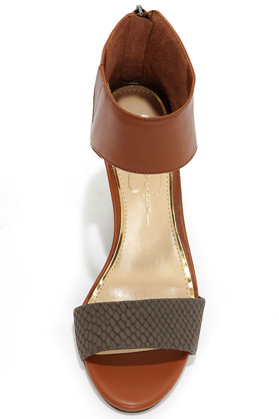 Cute Tan Sandals - Wedge Sandals - Dress Sandals - $87.00