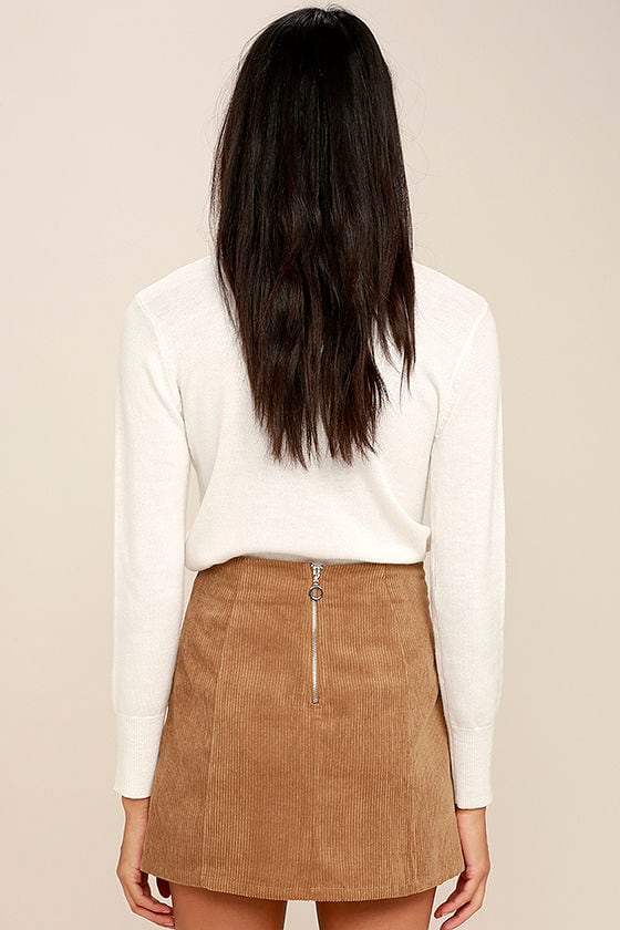 Brown Corduroy Skirt 15