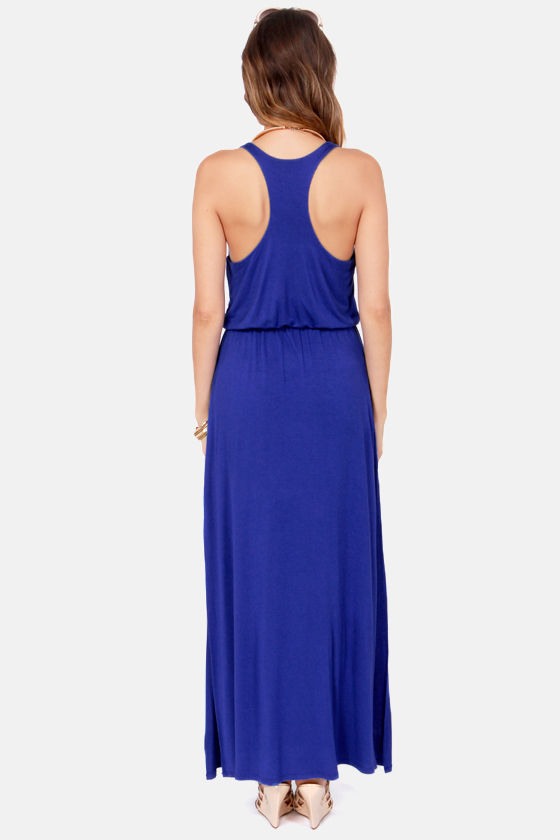 LULUS Exclusive Most Wanted Royal Blue Maxi Dress at Lulus!